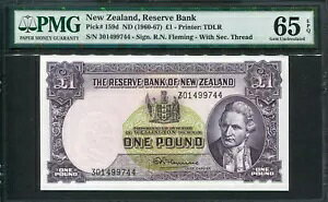 �j���[�W�[�����h 1960 �` 1967 �N�A1 �|���h�AP159d�APMG 65 EPQ GEM UNC