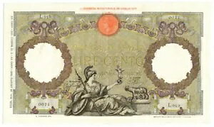 100 ���� CAPRANESI AQUILA ROMANA TESTINA FASCIO L'AQUILA 28/08/1942 SPL/SPL+