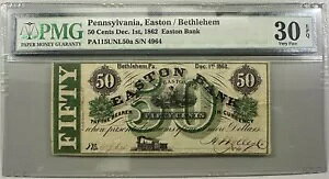 1862 �C�[�X�g����s - �y���V���o�j�A�B�C�[�X�g�� 50 �Z���g - PMG 30 EPQ - �󏭊z��