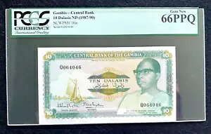 �K���r�A������s ND (1987-1990) 10 �_���V�B PCGS-66PPQ�B P-10a�B