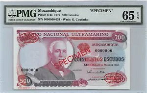 ���U���r�[�N 500 �G�X�N�[�h 1972 Unc �W�{ PMG 65 �󏭎���