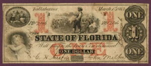 1863 �N�t�����_�B�A�t�����_�B�^���n�V�[ $1 �p�~���ꂽ���� No.17206 CR-19 (60170)