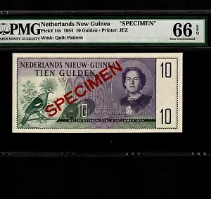 �I�����_ �j���[�M�j�A 10 �O���f�� 1954 P-14s * PMG Gem Unc 66 EPQ * �W�{ *