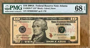 2004A $10 �A�M������s*STAR*note-fr.2039-F* (9,600 �����) PMG 68EPQ