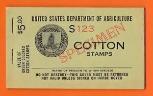 USDA �R�b�g�� �I�[�_�[ �X�v�����W���[ #1G3�u25c $5.00 BOOK U.S.D.A�v�X�^���v�A1940 �O���[�� ���A�B