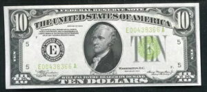FR�B 2004-Elgs 1934 $10 LGS ���C�g�O���[�� �V�[�� FRN ���b�`�����h�A�o�[�W�j�A�B ������