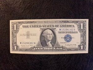 1957A?1957-A �V���[�Y $1 -1 �h�� �u���[ �V�[������ �V���o�[�ؖ��� M,A.