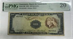 �O�A�e�}�� 100 �P�c�@���X �f 1965 �o���R �f �O�A�e�}�� PMG 20 ���ɏ㎿
