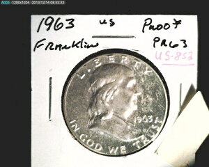 1963-P �č��t�����N�����n�[�t�_���[�AUnc High Grade�A0.3617�I���X �V���o�[�v���[�t (US-852)