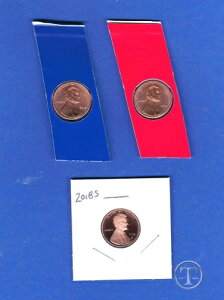 2018 P D and S BU and Proof Lincoln Cent Penny Set-PD from Mint Sets-3 coin
