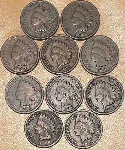 1900-1909 (10) �قȂ�/�C���f�B�A���w�b�h�Z���g/�v�������S�Ȕz��/