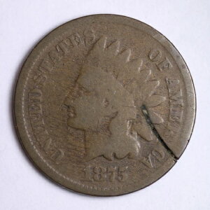 1875�N�C���f�B�A���w�b�h�Z���g�y�j�[ �ו��܂ł���������󏭂ȃI�[���h�R�C�� B512 WC