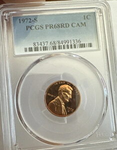 1972-S PCGS PR68RD CAM 1�Z���g ~ ���������i�ʃR�C�� ~ �f���炵��! ~ #36/90