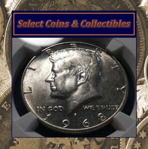 1968-D �P�l�f�B �n�[�t�_���[ 50�Z���g NGC AU 58 �uEvery Man's Set�v �O���[�h #3399