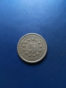 1868�N�� �A�����J�V�[���h�j�b�P���i5�Z���g�j�R�C���A���������I�i���b�g�ԍ��FT772�j