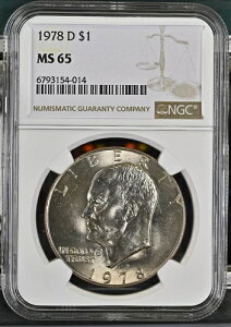 1978�N �A�C�[���n���[�E�h�� - 1�h�� - NGC�O���[�h MS65 (E12)