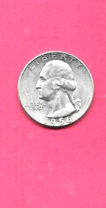 �A�����J ���V���g�� �N�H�[�^�[ 1956�N P �V���o�[ ������-UNC GEM �I�[���h 25�Z���g�R�C��