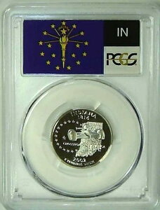 2002-S 25�Z���g �B�N�H�[�^�[ �C���f�B�A�i PCGS PR69 DCAM CLAD 22cll0224