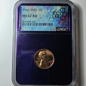 1966�N SMS �����J�[���L�O�� 1C MS67RD NGC 8319459-058