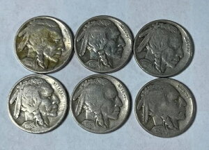 1921 (3) F+�A1918 VG (2) & 1925-D VG (#20655) �o�b�t�@���[ 5C �ꕔ�ɖ�肠��