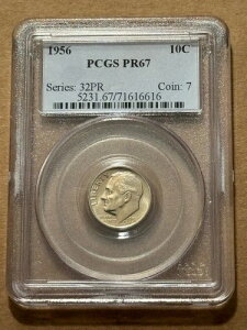 1956�N �v���[�t ���[�Y�x���g �_�C�� PCGS PR67 �S�[���h�g�[��