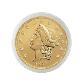 アメリカンコイントレジャーズ 1849年 P リバティ ゴールドレイヤードコイン 20ドル アメリカ造幣局