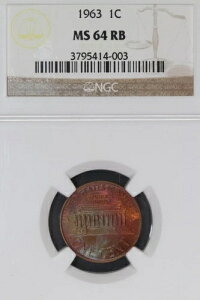 1963�N �����J�[���L�O�Z���g NGC MS64RB �g�[�� - *DoubleJCoins* 9007-05
