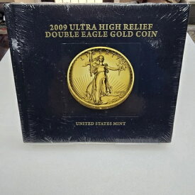 2009年 超高浮き彫り ダブルイーグル金貨 コンパニオンブック 米国造幣局 ロット2332