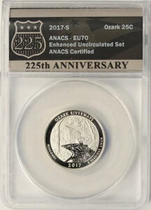 2017-S Ozark Riverways ���V���g���N�H�[�^�[ 25c ANACS EU70 �����ʋ���-