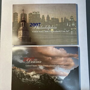 2007 Pd Unc Mint Set �~���g�p�b�P�[�W ���Ȃ�