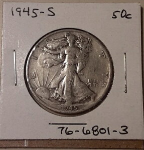 1945-S �E�H�[�L���O�E���o�e�B�E�n�[�t�h�� �T���t�����V�X�R������ US 50�Z���g 90% (#76-6801-3)