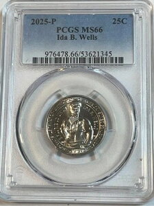 2025 P �A�C�_ B �E�F���Y 25�Z���g PCGS MS66 �����p�N�H�[�^�[