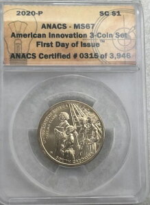 2020 P �A�����J���E�C�m�x�[�V�����E�_���[ �T�E�X�J�����C�i - �Z�v�e�B�}�E�N���[�N MS67 ANACS FDOI