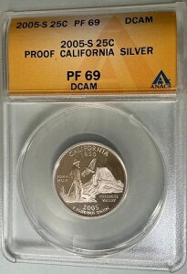 2005�N ��J���t�H���j�A �V���o�[ �X�e�[�g �N�H�[�^�[ ANACS PF 69 DCAM