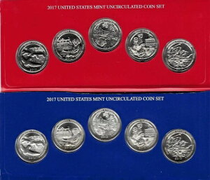 2017 P D America The Beautiful Parks 25�Z���g �~���g �`�F�� BU 10������u���������v
