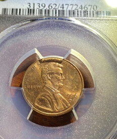 リンカーン ペニー 1996D PCGS ゴールドシールド MS62RD