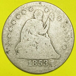 1853 �N (Arrows & Rays) �č� ���R�̏��_�� 25 �Z���g 25 �Z���g �V���o�[ �N�H�[�^�[ �R�C�� (G-Good)�B