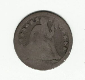 1853 �N O Liberty Seated Dime - �킸�� 110 ����������������܂���ł���!!
