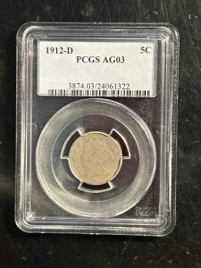 1912�N D ���o�e�B�j�b�P�� PCGS AG03
