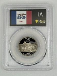 2004�N S 25C �N���b�h �A�C�I�� �N�H�[�^�[ PCGS PR70DCAM
