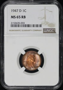 1947-D �����J�[�� �E�B�[�g �Z���g NGC MS-65 RB - �g�[������!
