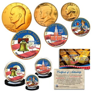 1776?2026 �A�����J����250���N�L�O 1976�N 3���Z�b�g AMERICA250 24K�S�[���h�N���b�h