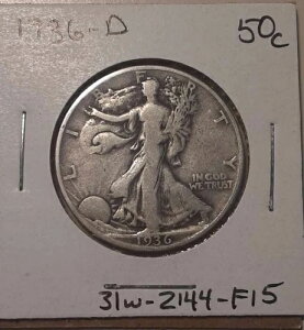 1936-D �x�^�[�E�f�[�g �f���o�[�~���g US 50�Z���g �E�H�[�L���O�E���o�e�B�E�n�[�t (#31w-2144/7053)