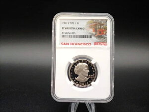 1981 S $1 �^�C�v1 NGC PF69 �E���g���J���I �X�[�U���EB�E�A���\�j�[ �X�y�V���� �g�����[�J�[ ���x��