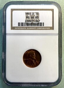 1946-D �����J�[���E�B�[�g GEM BU 1c ~ NGC MS66 Rd (408EX)