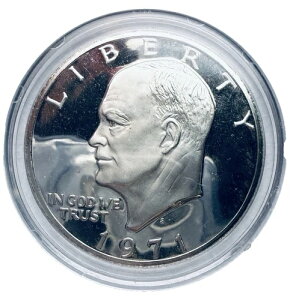 1971-S IKE 40% �V���o�[ 1�h���R�C�� ~ �f�B�[�v�~���[ ~ ���C�g�g�[�j���O ~ �G�A�^�C�g�J�v�Z�� ~ U38