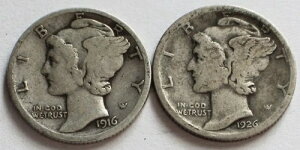 1916-P + 1926-S �}�[�L�����[��� G/VG�A10�Z���g�d��2��