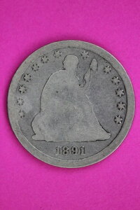 1891�N P ���ȃ��o�e�B �V���o�[ �N�H�[�^�[ �{���ۏ؁����K�R�C�� 1438