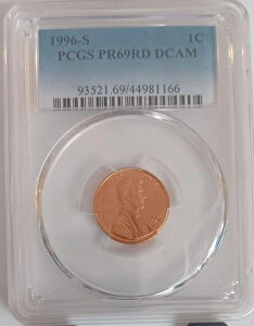 1996�N S �����J�[���L�O�Z���g �`���C�X�v���[�t 1�Z���g PCGS PR69RD DCAM