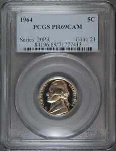 1964�N�� �W�F�t�@�[�\���E�j�b�P�� PR69CAM PCGS�B�Z�[�����i�B�����z��������܂��B